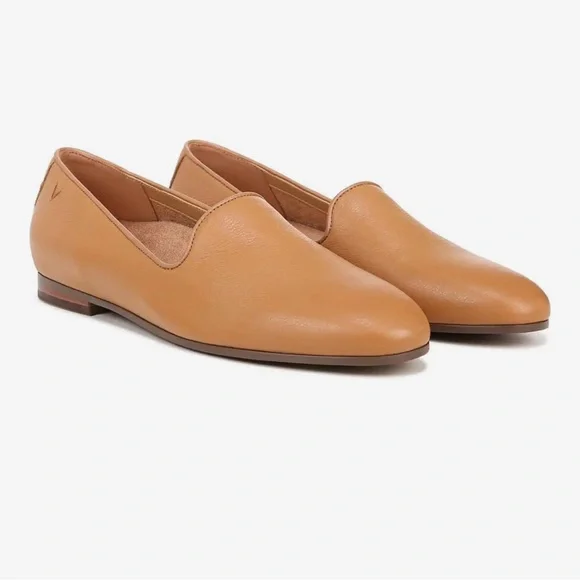 Vionic | Shoes | Like New Vionic Willa Ii Tan Leather Flats  display picture 1